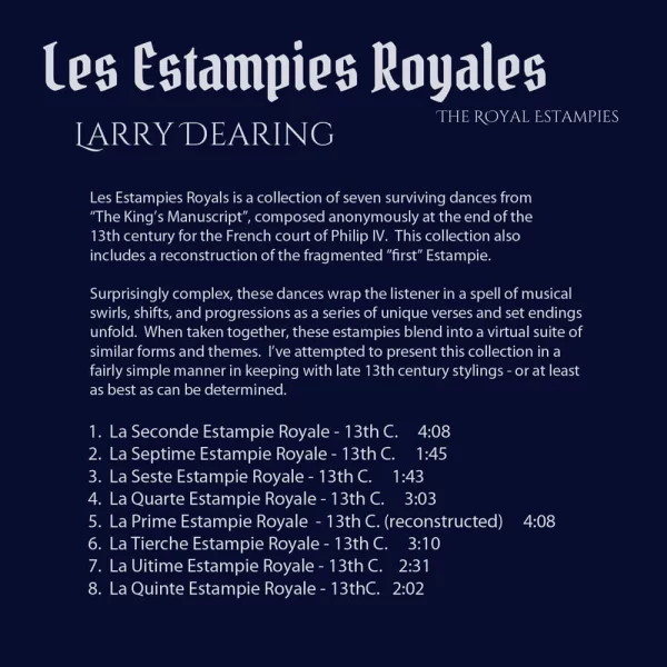 Les Estampies Royales [Back Cover] - Larry Dearing